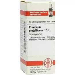 PLUMBUM METALLICUM D 10 globül, 10 g