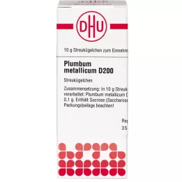 PLUMBUM METALLICUM D 200 globül, 10 g