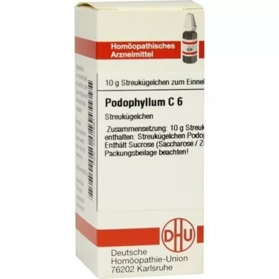 PODOPHYLLUM C 6 globül, 10 g