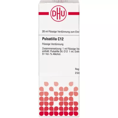 PULSATILLA C 12 seyreltme, 20 ml