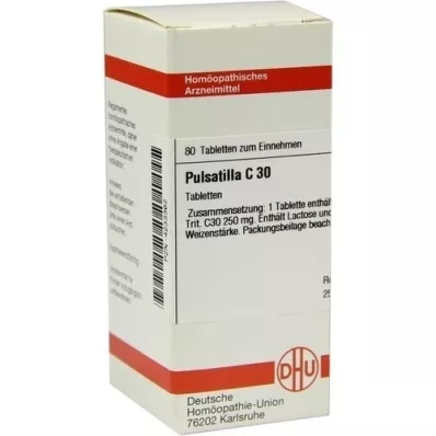 PULSATILLA C 30 Tablet, 80 Kapsül