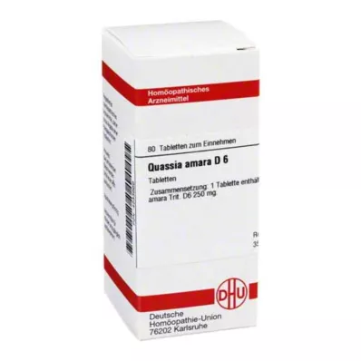 DHU Quassia D 6 tablet, 80 adet