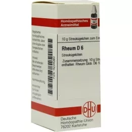 RHEUM D 6 globül, 10 g