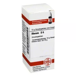 RHEUM D 6 globül, 10 g