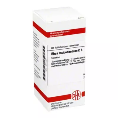 RHUS TOXICODENDRON C 6 Tablet, 80 Kapsül RHUS TOXICODENDRON C 6 Tablet, 80 Kapsül