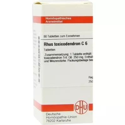 RHUS TOXICODENDRON C 6 Tablet, 80 Kapsül