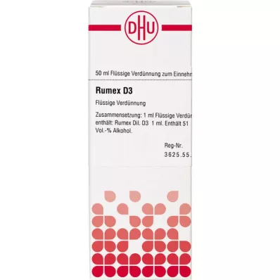 RUMEX D 3 seyreltme, 50 ml