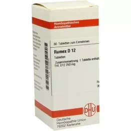 RUMEX D 12 Tablet, 80 Kapsül