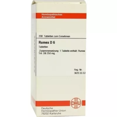 RUMEX D 6 Tablet, 200 Kapsül