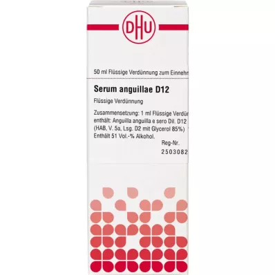 SERUM ANGUILLAE D 12 seyreltme, 50 ml