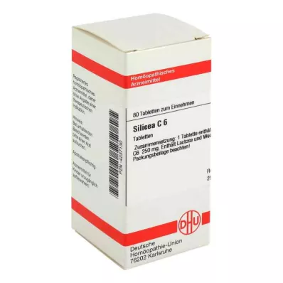 SILICEA C 6 Tablet, 80 Kapsül
