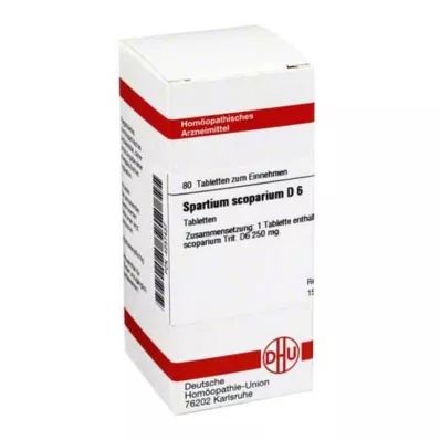 SPARTIUM SCOPARIUM D 6 Tablet, 80 Kapsül