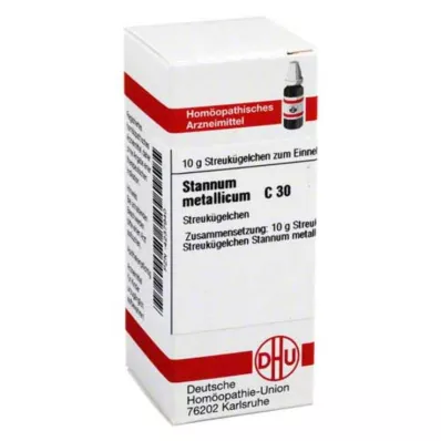 DHU Stannum metalikum C 30 kürecikler, 10 g DHU Stannum metalikum C 30 kürecikler, 10 g