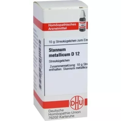 STANNUM METALLICUM D 12 globül, 10 g