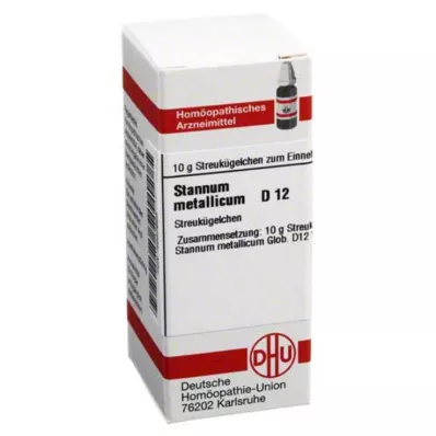 STANNUM METALLICUM D 12 globül, 10 g