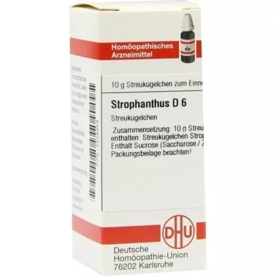 STROPHANTHUS D 6 globül, 10 g