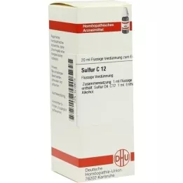 SULFUR C 12 seyreltme, 20 ml