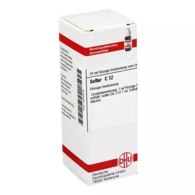 SULFUR C 12 seyreltme, 20 ml