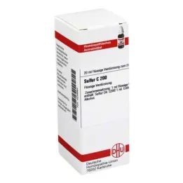 SULFUR C 200 seyreltme, 20 ml