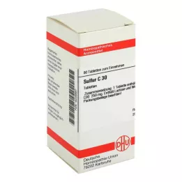 SULFUR C 30 Tablet, 80 Kapsül