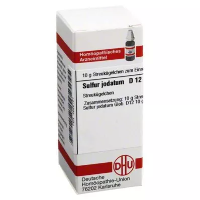 SULFUR JODATUM D 12 globül, 10 g