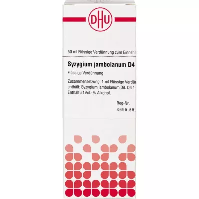 SYZYGIUM JAMBOLANUM D 4 seyreltme, 50 ml