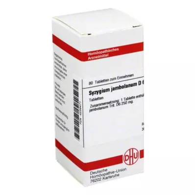 SYZYGIUM JAMBOLANUM D 6 Tablet, 80 Kapsül