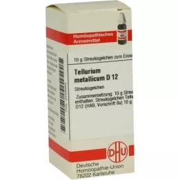 TELLURIUM metallicum D 12 kürecik, 10 g