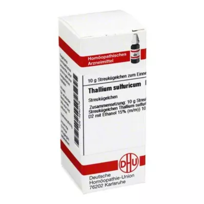 THALLIUM SULFURICUM D 6 globül, 10 g