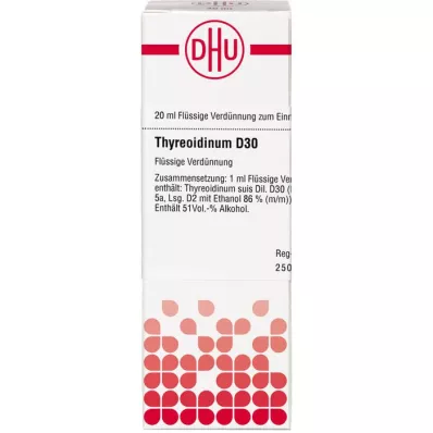 THYREOIDINUM D 30 seyreltme, 20 ml