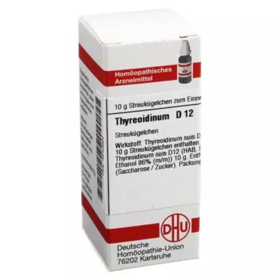 THYREOIDINUM D 12 globül, 10 g