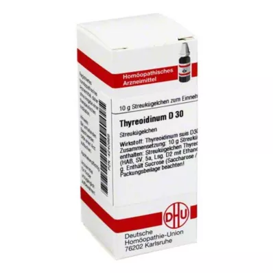 THYREOIDINUM D 30 globül, 10 g