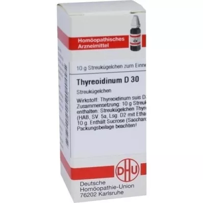 THYREOIDINUM D 30 globül, 10 g