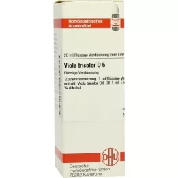 VIOLA TRICOLOR D 6 seyreltme, 20 ml