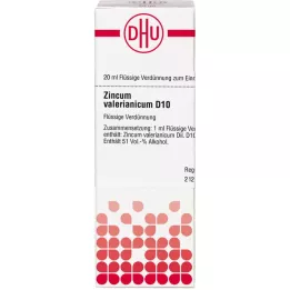 ZINCUM VALERIANICUM D 10 seyreltme, 20 ml