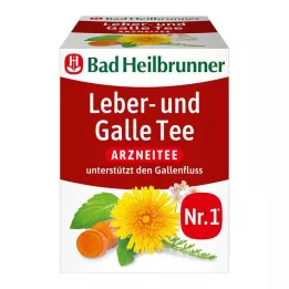 BAD HEILBRUNNER Karaciğer ve safra kesesi çayı filtre poşetleri, 8X1,75 g