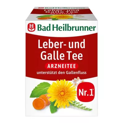 BAD HEILBRUNNER Karaciğer ve safra kesesi çayı filtre poşetleri, 8X1,75 g BAD HEILBRUNNER Karaciğer ve safra kesesi çayı filtre poşetleri, 8X1,75 g