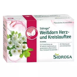 SIDROGA Alıç Kalp ve Dolaşım Çayı Filtresi, 20X1,5 g
