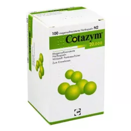 COTAZYM 20.000 pelet enterik kaplı kapsül, 100 adet