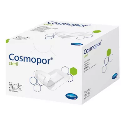 COSMOPOR steril yara örtüsü 5x7,2 cm, 50 adet