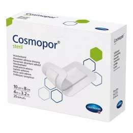 COSMOPOR steril yara örtüsü 8x10 cm, 25 adet