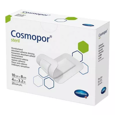 COSMOPOR steril yara örtüsü 8x10 cm, 25 adet COSMOPOR steril yara örtüsü 8x10 cm, 25 adet