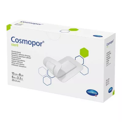 COSMOPOR Steril yara örtüsü 8x15 cm, 25 adet