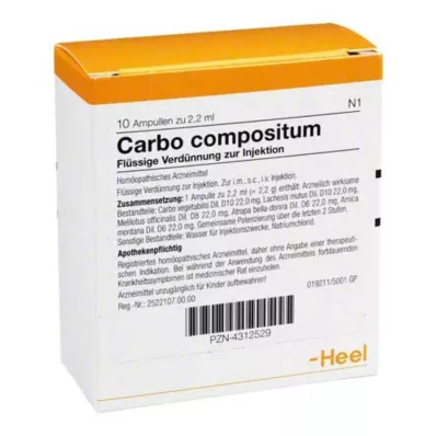 CARBO COMPOSITUM Ampuller, 10 adet CARBO COMPOSITUM Ampuller, 10 adet