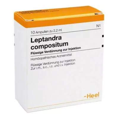 Leptandra Compositum ampulleri, 10 adet Leptandra Compositum ampulleri, 10 adet