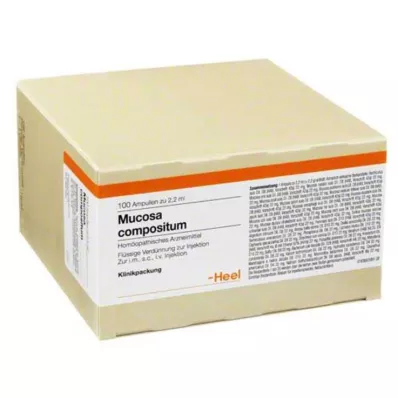 MUCOSA Compositum ampulleri, 100 adet MUCOSA Compositum ampulleri, 100 adet