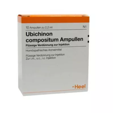 UBICHINON komp. ampuller, 10 adet