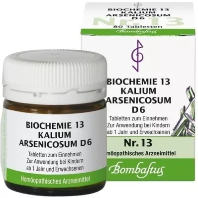 BIOCHEMIE 13 Kalium arsenicosum D 6 Tablet, 80 adet