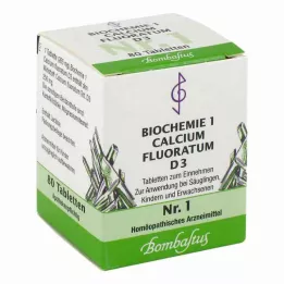 BIOCHEMIE 1 Kalsiyum floratum D 3 tablet, 80 adet