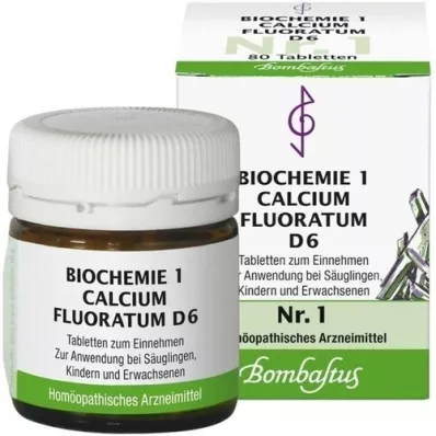BIOCHEMIE 1 Calcium fluoratum D 6 tablet, 80 adet